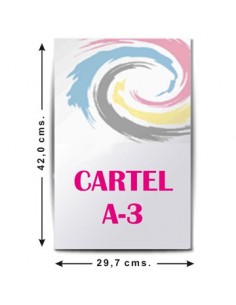 Cartel tamaño A-3 2
