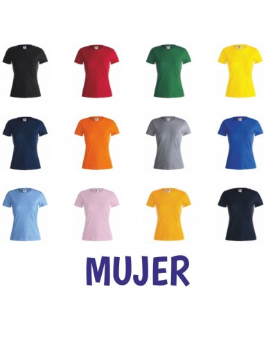 Camisetas mujer de colores