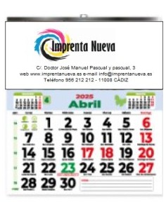 Calendario con faldilla XXL...