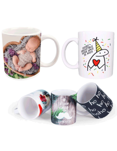 Tazas blancas.