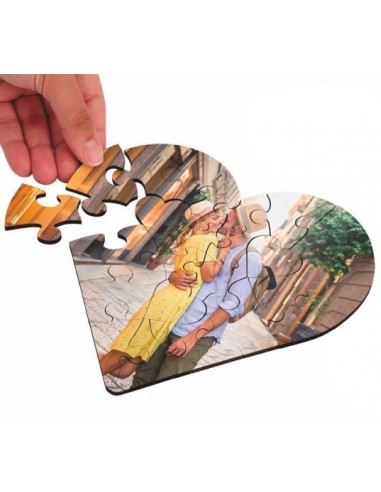 Puzzle de corazón cartón de 24,7 x...