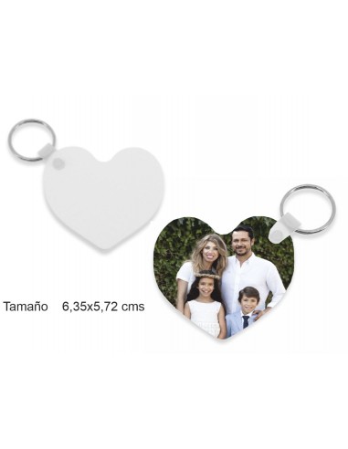 Llaveros pvc corazon