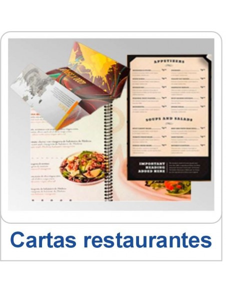 CARTAS DE RESTAURANTES